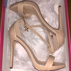 JustFab Catherina nude heel